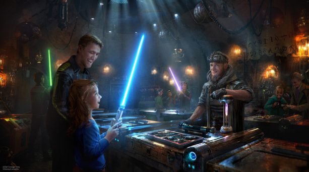 Create a Lightsaber at Star Wars: Galaxy's Edge