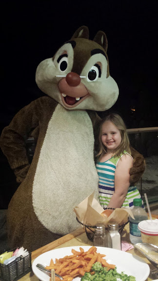 Dining with Chip & Dale at Garden Grill