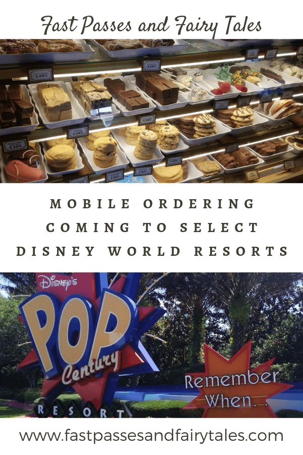 MOBILE ORDERING COMING TO SELECT DISNEY WORLD RESORTS